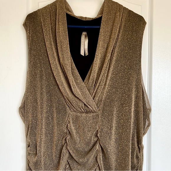 Gathered V-Neck Tank - Penningtons - Picture 2 of 5